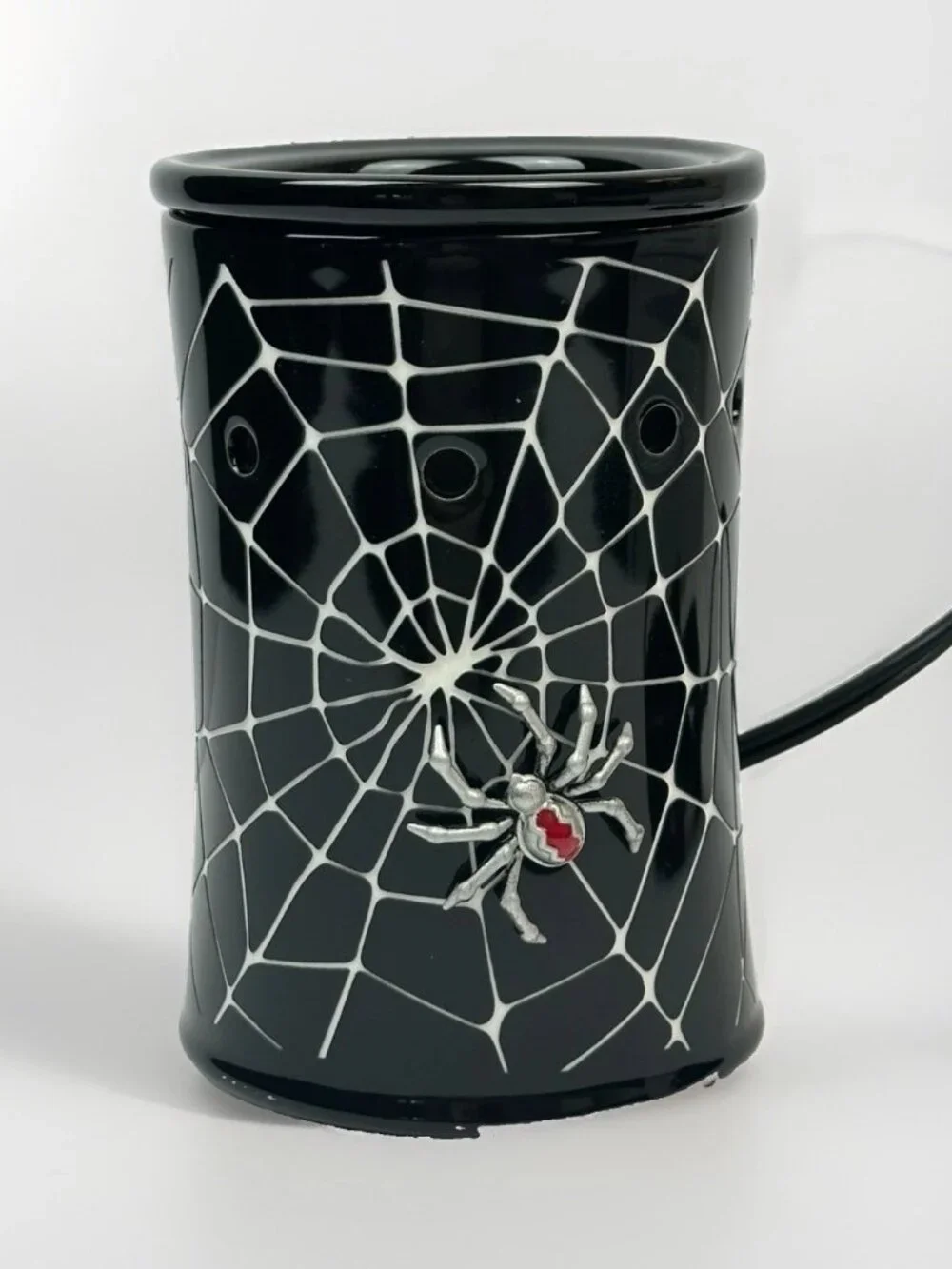 🕷️ NEW NIB Scentsy Creepy Crawly Spiderweb Wax Warmer Retired Halloween 2013 🕷
